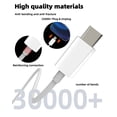 thumbnail image 6 of 20W USB C to Lightning Charger Cable 2m(2Pack)for iPhone 14 13 12 Pro Car Type C Fast Charging Power Cord for Apple MFi Certified for iPad Thunderbolt Connector Lighting Data Charge Powerline Adapter, 6 of 7