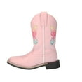 thumbnail image 6 of Kid's Chloe Pink Western Boot with Butterfly Glitter Underlay, 6 of 7
