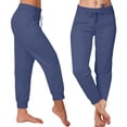 thumbnail image 2 of Timegard Sweatpants for Women High Waist Cinch Bottom Yoga Pants Drawstring Sports Athletic Solid Color Trousers, 2 of 7