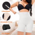 thumbnail image 2 of Tummy Control Shapewear Shorts for Women High Waisted Body Shaper Thigh Slimmer Lace Slip Shorts Under Dresses, 2 of 7