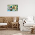 thumbnail image 3 of Stupell Industries Rustic Lodge Ducks Out For A Swim White Framed Giclee Art, 18 x 12, by Petals Prints Design, 3 of 8