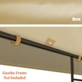 thumbnail image 6 of 10 x 10 FT Replacement Canopy Top Cover Single Tiered Patio Sunshade Upgraded UV Protection, Gazebo Tent Canopy Cover ONLY, 6 of 7