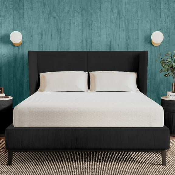 Valuepedic Queen Size 8-Inch Gel Memory Foam Mattress, Comfortable with Pressure Relieving Ergonomic Support, Breathable Soft Fabric Cover, Fiberglass Free, Mattress in a Box