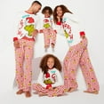 thumbnail image 1 of Christmas Pajamas for Family Parent-child Warm Christmas Set Printed Home Wear Pajamas Two-piece Mom Set Matching Christmas Pjs for Family (Men, M), 1 of 9