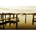 thumbnail image 2 of Alan Hausenflock 14x11 White Modern Wood Framed Wall Art Titled - Sleepy Harbor I, 2 of 5
