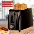 thumbnail image 6 of Brentwood Cool-Touch 2-Slice 760-Watt Toaster with Extra-Wide Slots and 6 Browning Levels, Black, 6 of 7