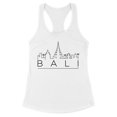 thumbnail image 1 of Skyline Bali Tank Top Fitted Racerback Women's Large White, 1 of 5