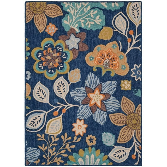 Safavieh Four Seasons 2'3" X 3'9" Hand Hooked Rug in Navy