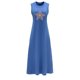 thumbnail image 1 of Vestido largo de verano para mujer, cómodo vestido con cuello redondo para regalo de cumpleaños en la calle XL, 1 of 7