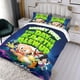 thumbnail image 3 of EL DÍA QUE LA TIERRA EXPLOTÓ Conjunto de sábanas temático, trío de piezas, cómodo y amigable con la piel, diseño único, regalo de decoración para el hogar para familiares, amigos y fans,140cm *210cm, 3 of 6