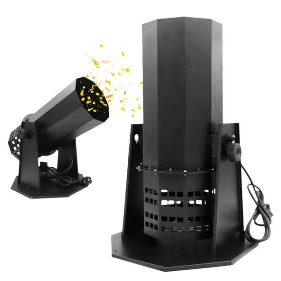 Mulaxen Confetti Cannon Machine Floating Paper Machine Celebration Performance Confetti Cannon Professional & Powerful Remote Control Supplies for Club Stage way