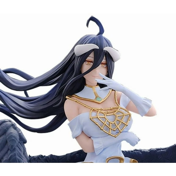 Overlord Albedo in White Dress Detailed Statue