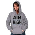 thumbnail image 3 of US Air Force Aim High USAF Logo Hoodie Sweatshirt Women Men Brisco Brands M, 3 of 6