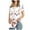 White, variant on Homenesgenics Plus Size Womens Tops Clearance Women's Crew-Neck Short Sleeve Print Tops Hide Belly Tunic Shirts Dressy Casual Flowy Blouse Gifts for Women