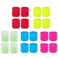 thumbnail image 3 of In-The-Dark Fluorescent Luminous ABS Tire Caps, Glow-In-The-Dark Air Valve Covers For Car, Truck, SUV, Motorcycle, And Bike, 3 of 6