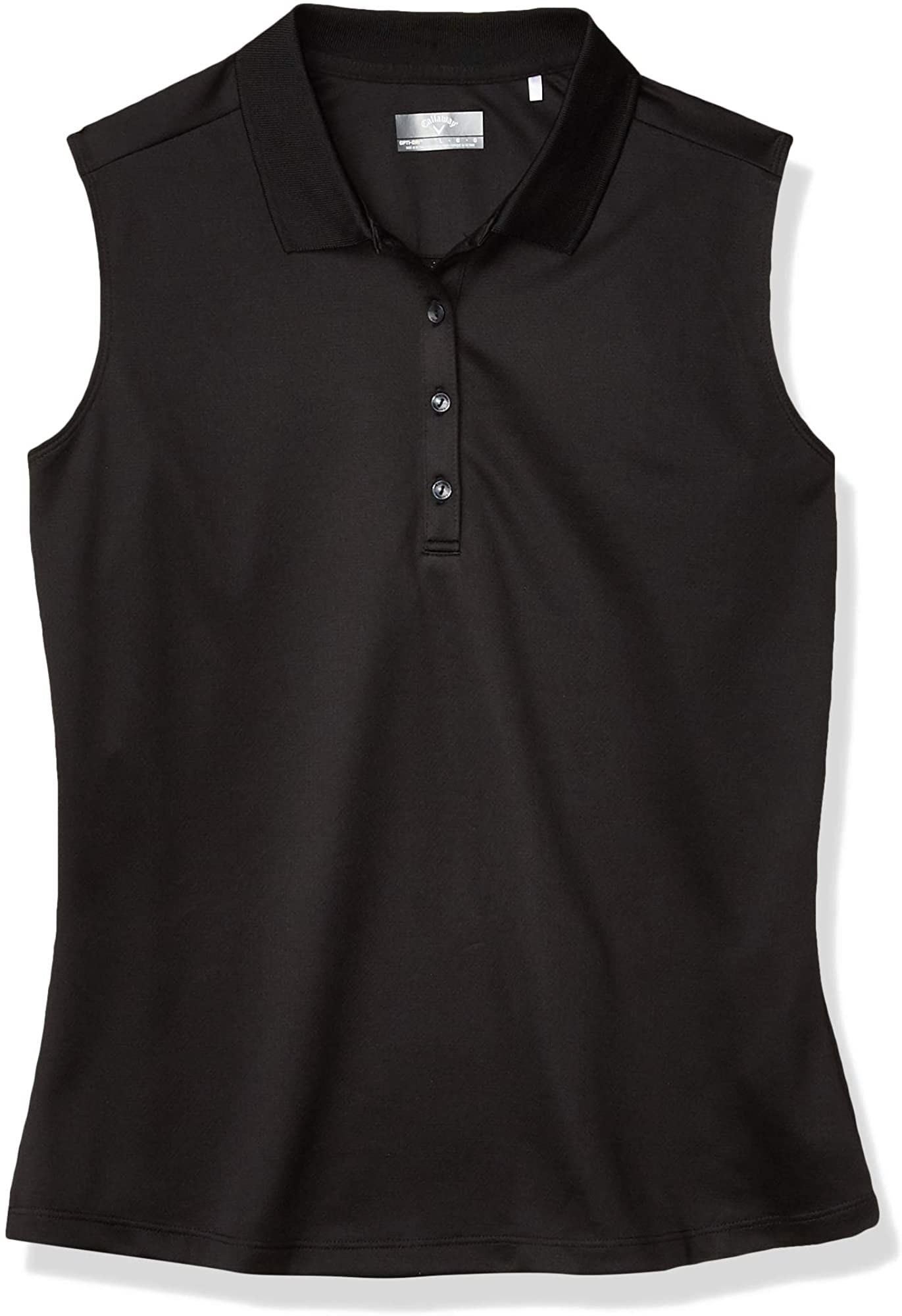 Callaway Womens Solid Knit Sleeveless Golf Polo Shirt Walmart Canada