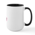 thumbnail image 2 of CafePress - Knitting Keeps Me From Unraveling Large Mug - 15 oz Ceramic Large White Novelty Mug, 2 of 4
