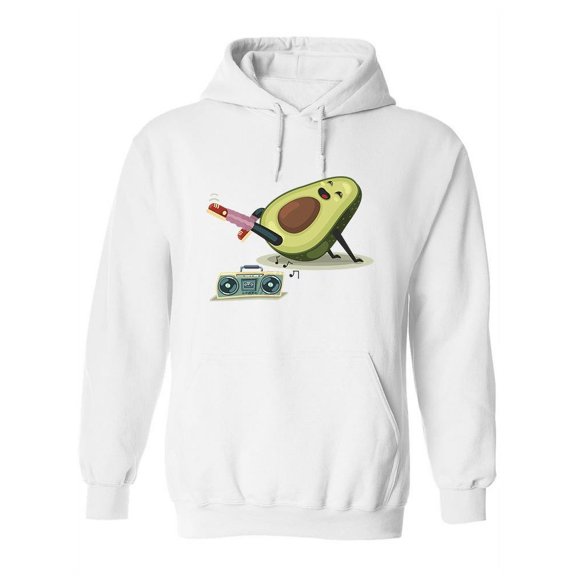 Pilates Avocado Hoodie Women -Image by Shutterstock, Female XX-Large