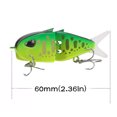 thumbnail image 6 of 6CM/6.5G Multi-Jointed Fishing Lure with Hooks Realistic 2-Section Swimbait Plastic Artificial Bait Freshwater Saltwater Bass Trout Pike Fishing Accessories, 6 of 8