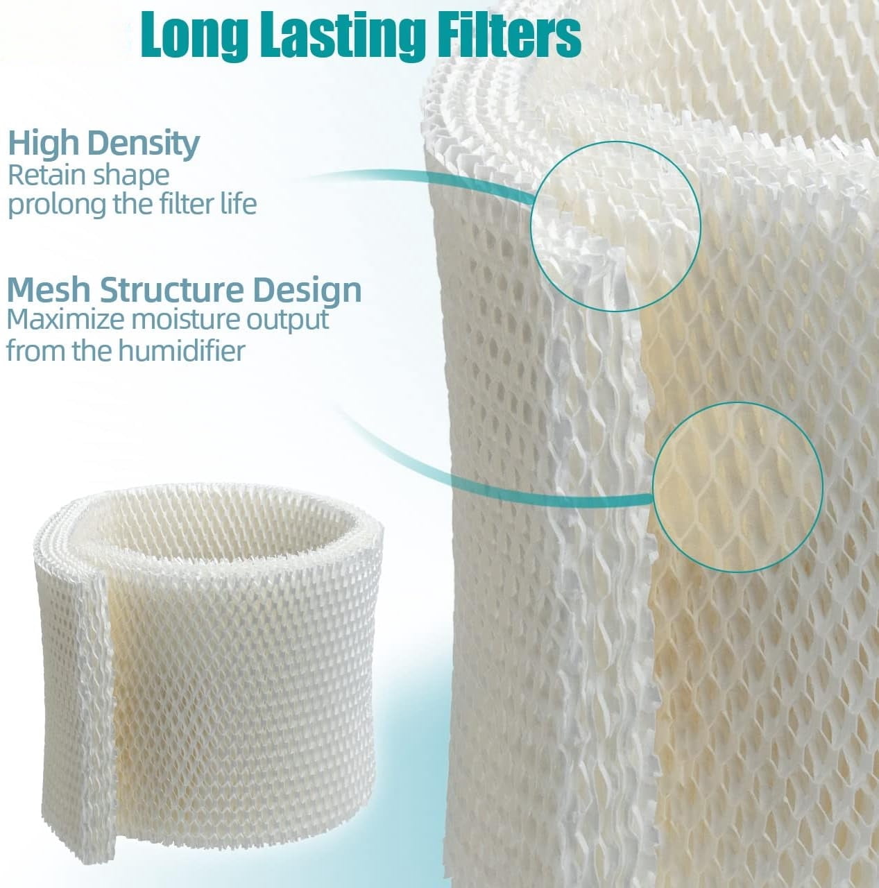 MAF1 Humidifier Filter for Air-Care - Essick Air Emerson Moistair MA1200 MA1201 MA0950, Kenmore14906 32-14906 42-14906 EF1 Humidifiers (2 Pack)