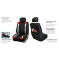 thumbnail image 6 of FH Group Premium Modernistic Universal Seat Covers Fit For Car Truck SUV Van - Red Front Seats, 6 of 7
