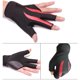 thumbnail image 2 of Guantes de billar de 3 dedos Guantes de taco de billar Elástico Show Shooters Pool Snooker Playerss Guantes Durable Transpirable Antideslizante Guantes de juegoMano izquierda Jormftte CPB-US-DYP04-4, 2 of 5