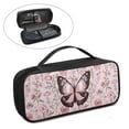 thumbnail image 2 of Jiueut Flower Butterfly Stethoscope Storage Bag Storage Bags with Zipper for Travel Stethoscope Case Kit Supplies for Nursing Student Stethoscope Bag with Carrying Handle, 2 of 7