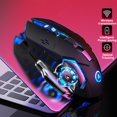 thumbnail image 2 of Koszal 2.4G Wireless Rechargeable 1600DPI Adjustable Backlit Gaming Mouse for PC Laptop, 2 of 7