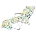thumbnail image 2 of JilgTeok Beach Chair Cover With Side Pockets,Microfiber Chaise Chair Towel Cover For Sun Lounger Pool Sunbathing Garden Beach Hotel,Easy To Carry Around, 2 of 5