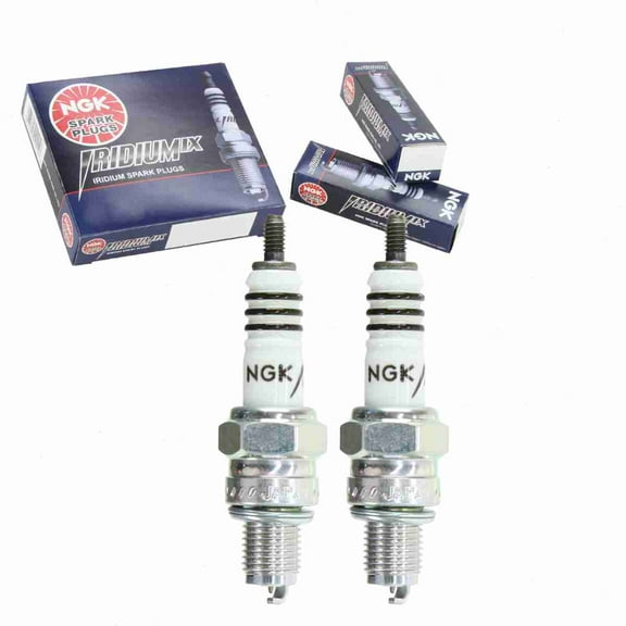 2 pc NGK 7544 Iridium IX Spark Plugs for 4003 4007 5383 90793-20015 90793-20171 99000-69835-C7R IUF22 U20FSZU U22FS-ZU Ignition Wire Secondary