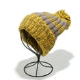 thumbnail image 2 of FAWUUDO Women Winter Knitted Cap Beanie Soft Warm Hat with Red Snowflake, 2 of 6