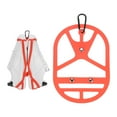 thumbnail image 1 of Soporte de zapatos Uxcell para mochila [1SET] - Soporte de calzado de silicona elástica con clip para viajar [Rojo-M], 1 of 7
