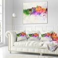 thumbnail image 3 of Designart Louisville Skyline - Cityscape Throw Pillow - 18x18, 3 of 5
