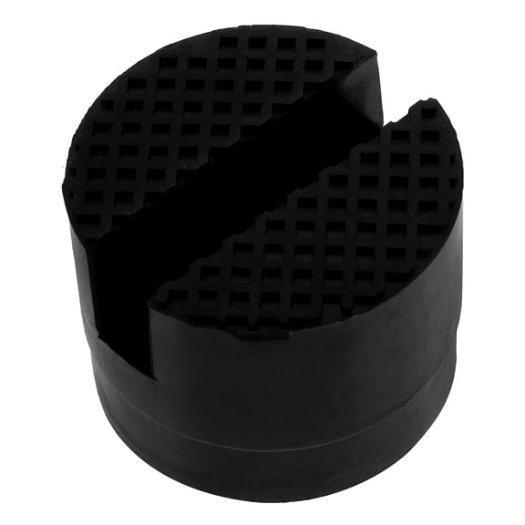 HAKIDZEL 1Pack Jack Rubber Pad for Floor Shock Absorbing Anti Slip Black Block