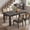 Gray, variant on Dovelina 63in Rectangular Dining Table, Engineered Wood Kitchen Table with Seats 6 for Dining Room, Living Room, Home Office, Easy to Assemble
