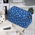thumbnail image 6 of Hirioo Airplanes in the Sky for Large Grid Mesh Pencil Case with Zipper Stationery Organizer Case, 6 of 7