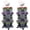 Dark Gray, variant on 5 Tier Vertical Garden Stackable Planter with Wheels and Tools for Vegetables, Flowers, Herbs, Strawberries, Indoor & Outdoor