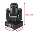 thumbnail image 3 of 4Pcs Moving Head 8Gobo Stage Lighting RGBW LED DMX Beam Disco Party Light, 3 of 12