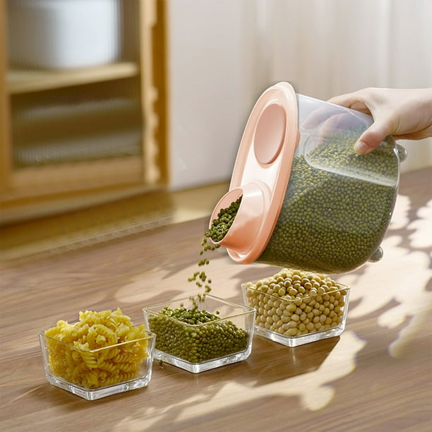 Barril de arroz para el hogar,de grado alimenticio,a prueba de insectos,sellado,impermeable,cilindro de arroz,contenedor para harina,para cocina