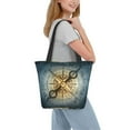 thumbnail image 2 of Sikiie Vintage Compass Shoulder Bag Casual Hobo Crossbody Tote Bag for Women and Men Large Purse Messenger Bag Travel Work, 2 of 6