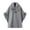 A_ Gray Capes & Cloaks, variant on UTSJKR Women Embossed Pattern Faux Fur Collar Cape Coat Buckle Fasten Loose Poncho Jacket for Casual Winter Outfit Gray