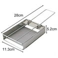 thumbnail image 3 of Bread Toaster,Foldable Stainless Steel Toaster Plate Camping Bread Toaster Grill, 3 of 7