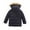 Navy, variant on Edvintorg Toddler Boy Winter Hooded Down Jacket Kids Girls Letter Print Coats Warm Jacket Clothes 6M-5Y Kids Outerwear Long Coats With Zipper Teenage Snowsuits