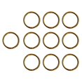 thumbnail image 4 of crativent 10 Pieces Brass Round Split Key Chain Rings Key Holder Loop DIY Craft 25mm, 4 of 4