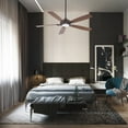 thumbnail image 5 of Smart Ceiling Fan With Light Kit In Traditional Style 15.51 Inches Tall By 60 Inches Wide-Oil Rubbed Bronze Finish-Medium Maple/Dark Walnut Blade, 5 of 5
