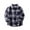 Navy, variant on Kids Little Boys Girls Baby Red Plaid Flannel Shirt Jacket Long Sleeve Button Down Flannel Shirt Plaid Tops Girl Boy Clothes