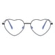 thumbnail image 2 of Gafas Blue Light Gleyemor en forma de corazón para mujer, color negro, 2 of 7