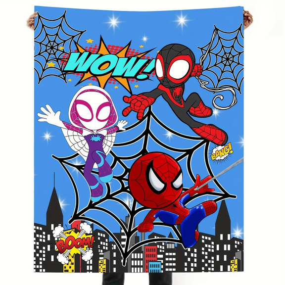 Spidey Blanket Themed 40*50in Blanket,1 Count Soft Throw Blanket, Air-conditioned Room Blanket,Easter Gifts