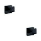 thumbnail image 1 of Toystoory Juego de accesorios para baño, barra de toalla de acero inoxidable sin perforar, anillo, soporte de papel autoadhesivo, gancho para Gancho negro 2Conjunto, 1 of 6