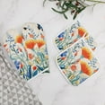 thumbnail image 5 of Watercolor Wildflowers Oven Mitt And Pot Holder Set Oven Glove for Kitchen Baking Cooking Grilling, 5 of 6